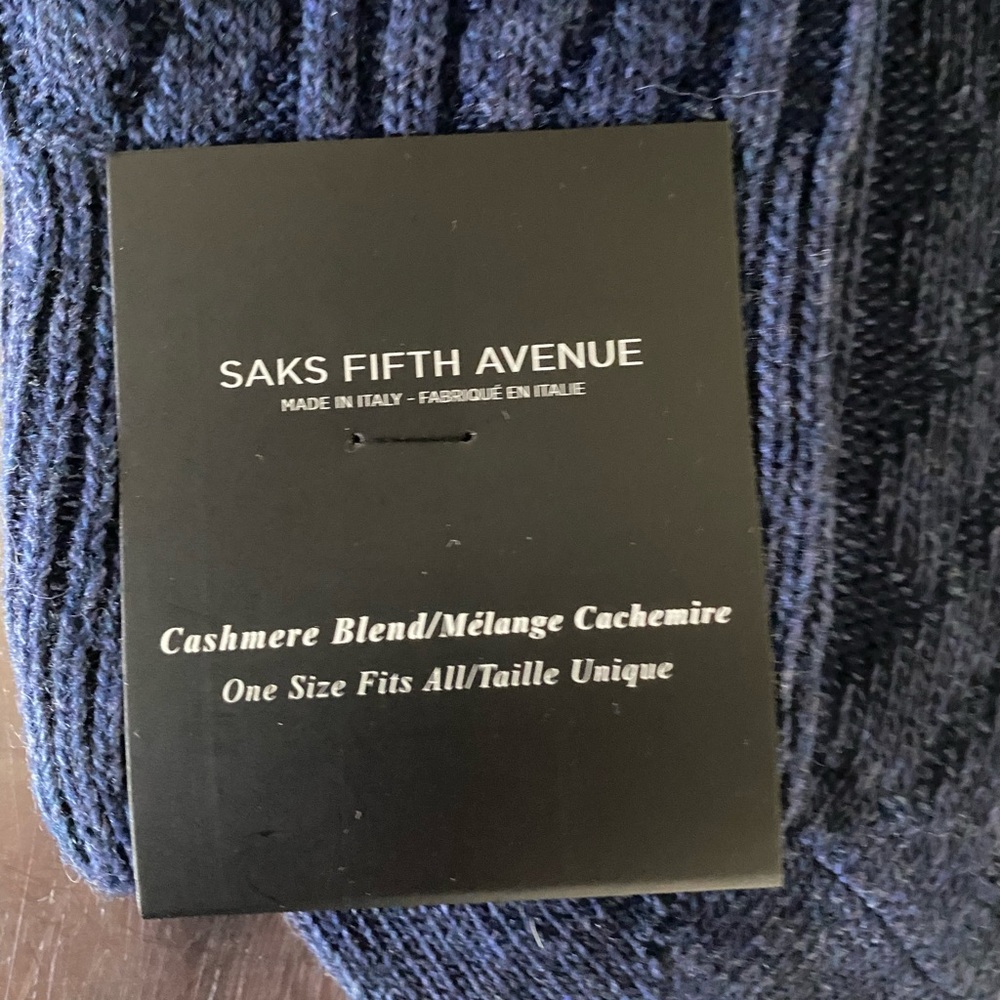 Marcoliani Ribbed Cashmere socks / Men’s - Navy - Picture 3 of 8